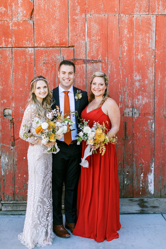 Romantic fall barn wedding at Stemple Creek Ranch