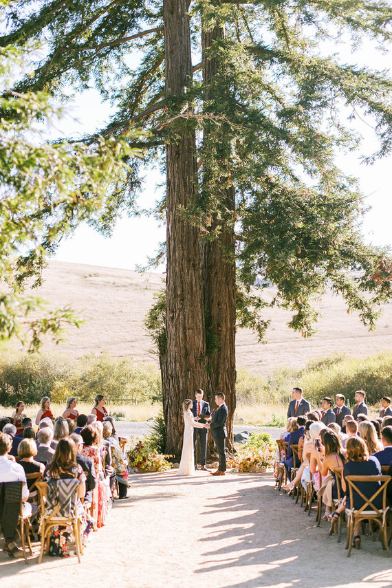Romantic fall barn wedding at Stemple Creek Ranch