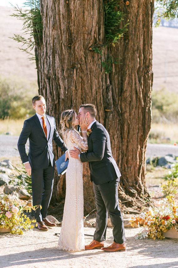 Romantic fall barn wedding at Stemple Creek Ranch