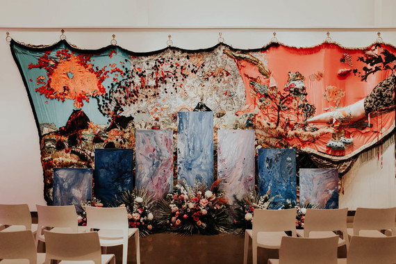 art gallery wedding
