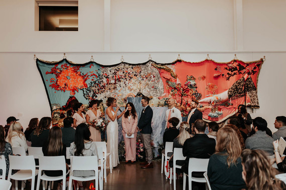 art gallery wedding Inspiration