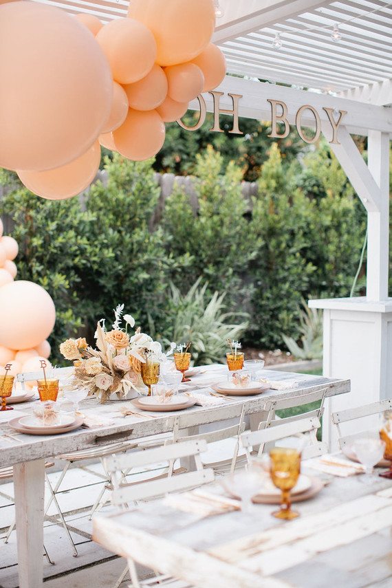earthy gender neutral baby shower ideas