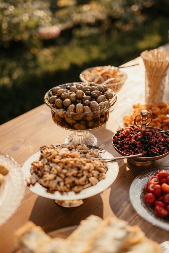 Antipasto table