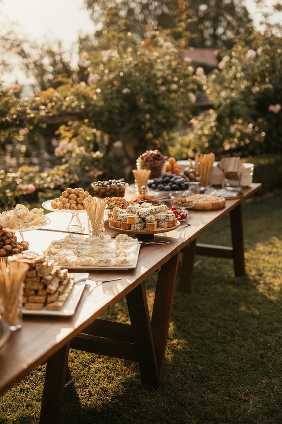 Antipasto table