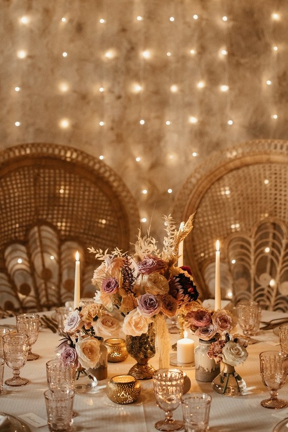 lighting backdrop for wedding