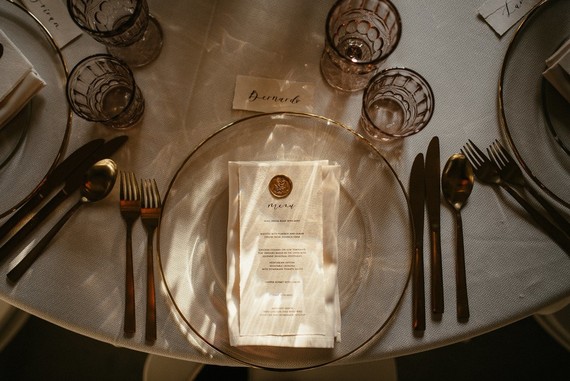 elegant place setting