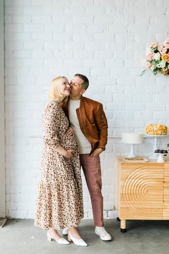 a modern animal-themed baby shower for Anne Sage