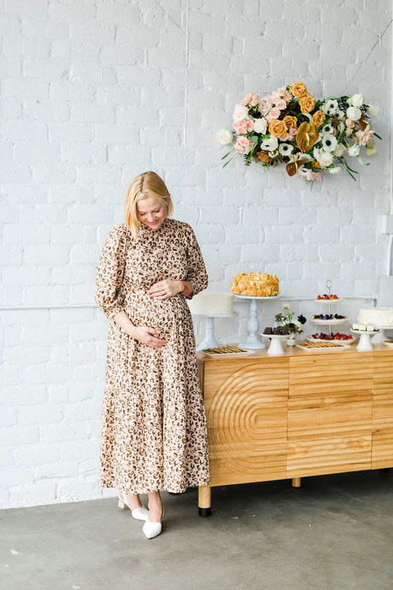 a modern animal-themed baby shower for Anne Sage