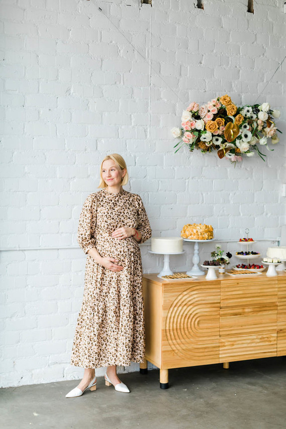 a modern animal-themed baby shower for Anne Sage