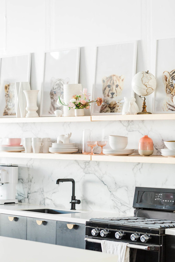 a modern animal-themed baby shower for Anne Sage