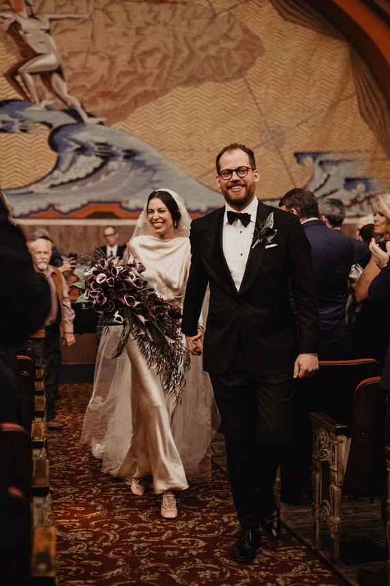 Catalina Island wedding in Avalon Theater