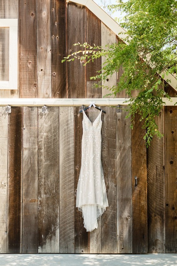 rustic BHLDN wedding dress