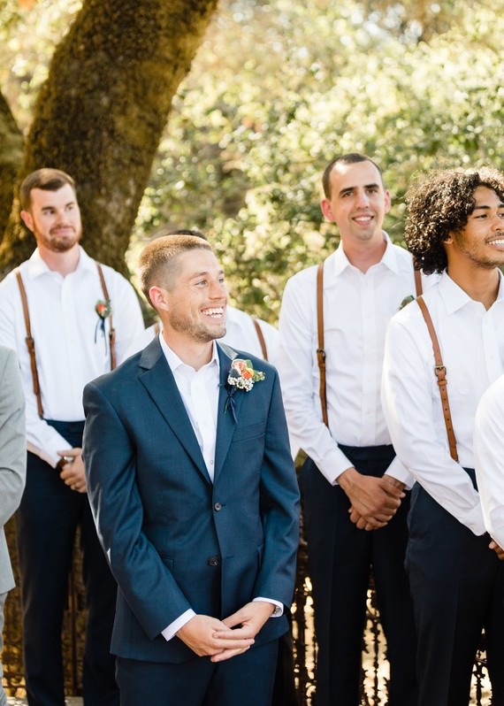 Bright, rustic orange + yellow Northern California ranch wedding