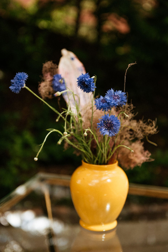 Bold, bright DIY wedding