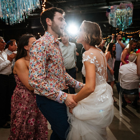 Bold, bright DIY wedding