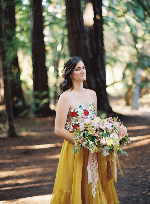 Unique bridesmaid dress