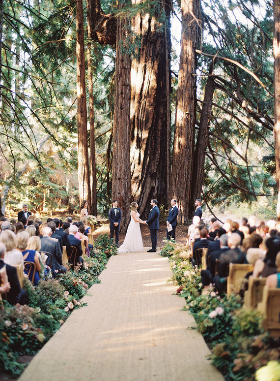 Redwoods wedding ceremony Inspiration