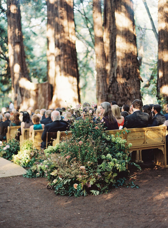 Ceremony wedding flowers