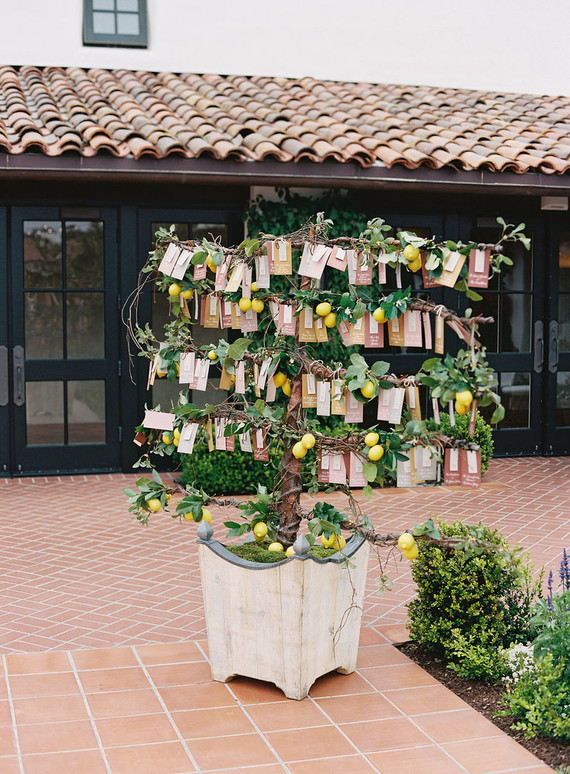 Unique escort card idea