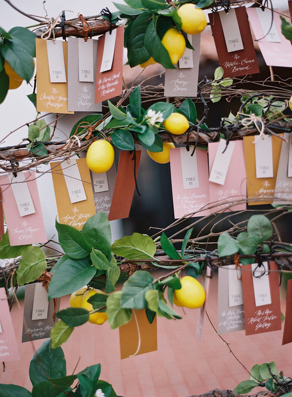 Unique seating chart idea