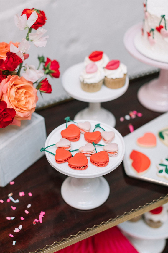 Cherry themed kids Valentineâ€™s Day party ideas Inspiration