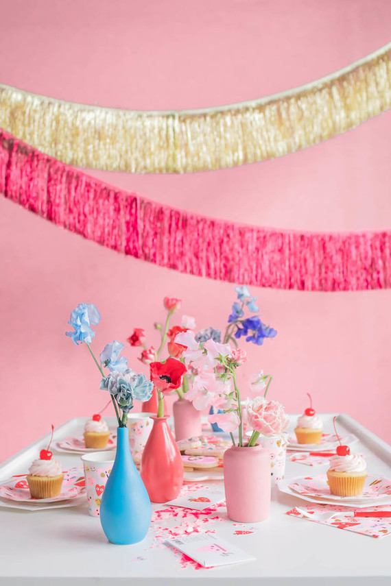 Valentine's Day fringe decor