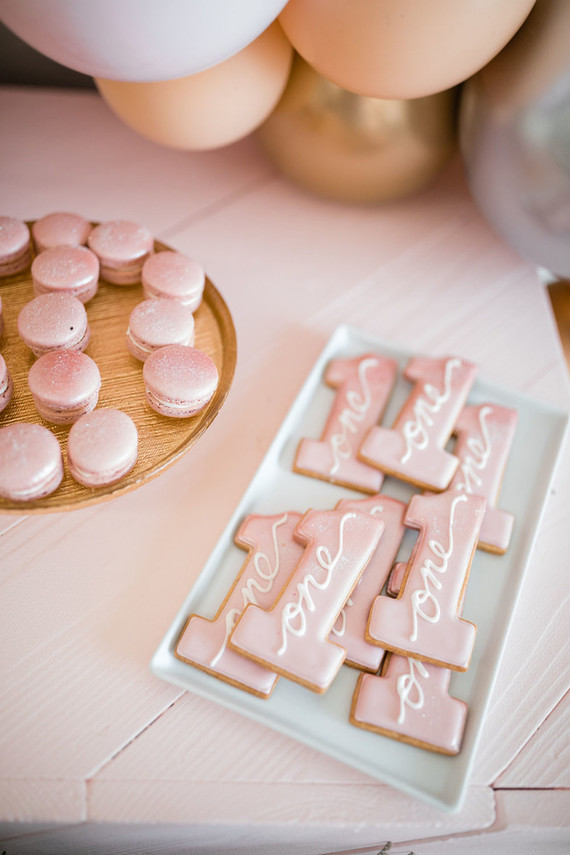 Pink Swan-themed 1st birthday