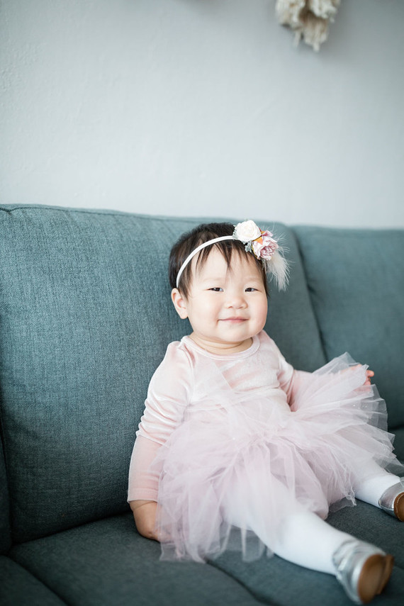 Pink Swan-themed 1st birthday