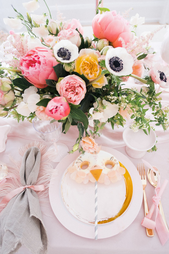 Pastel pink + lavender bird-themed girls birthday party