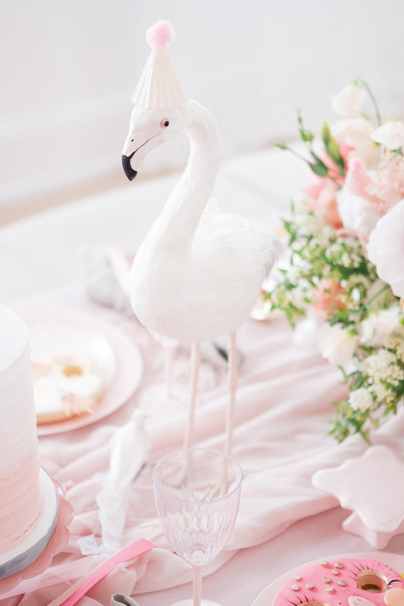 Pastel pink + lavender bird-themed girls birthday party