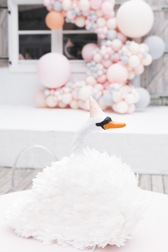 Pastel pink + lavender bird-themed girls birthday party