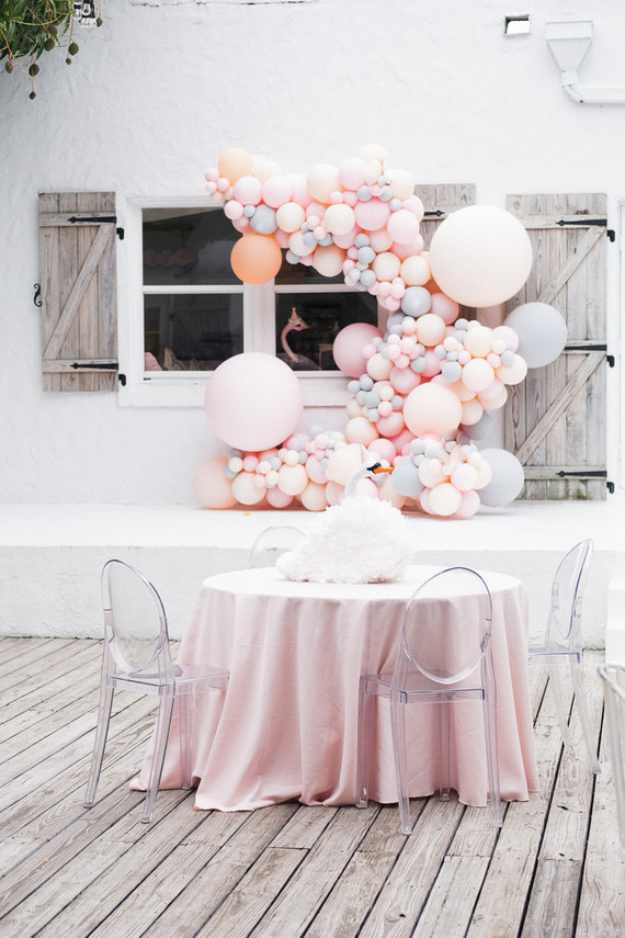 Pastel pink + lavender bird-themed girls birthday party