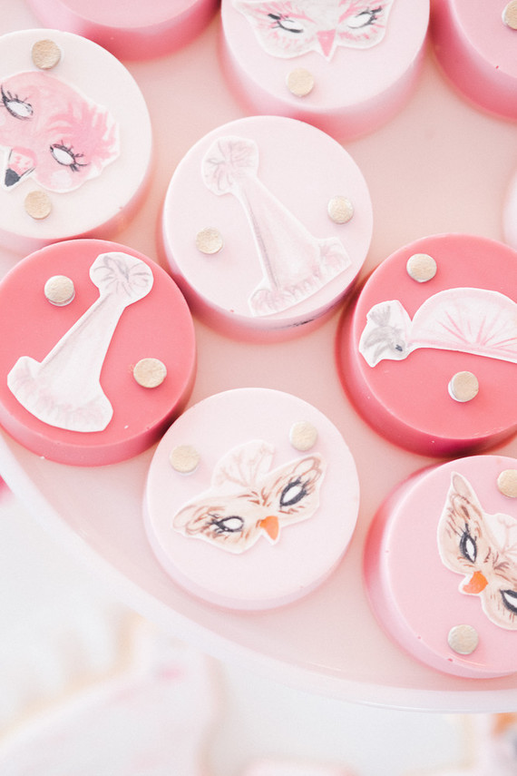 Pastel pink + lavender bird-themed girls birthday party