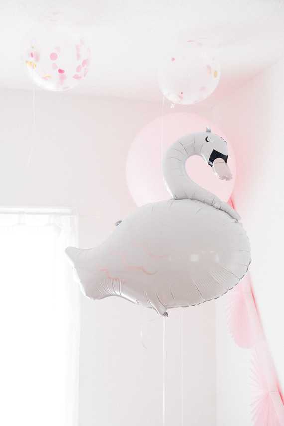 Pastel pink + lavender bird-themed girls birthday party
