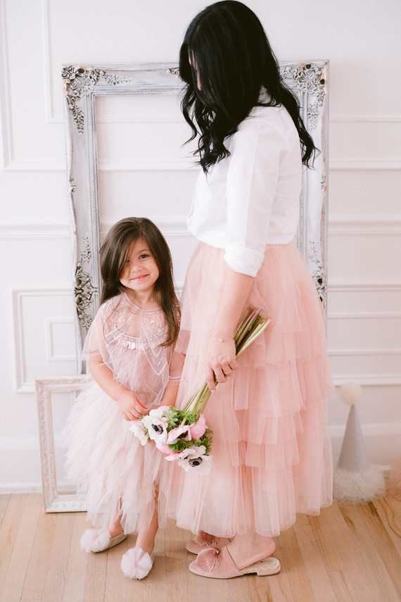 Pastel pink + lavender bird-themed girls birthday party