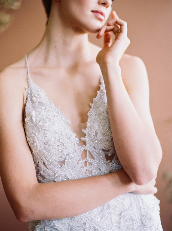 modern bridal gown