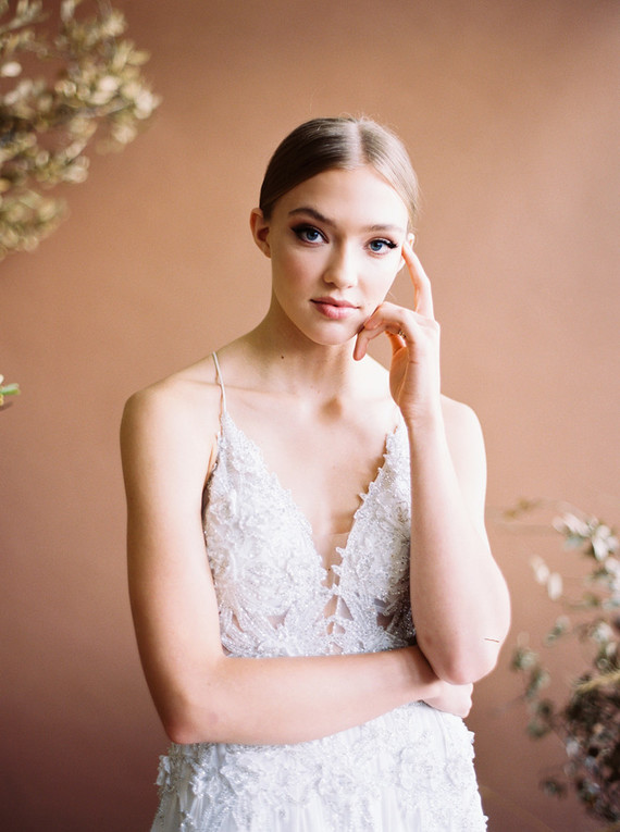 modern bridal makeup