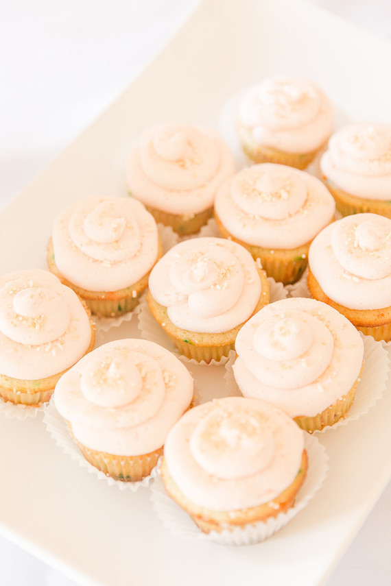 peach themed 1st birthday party