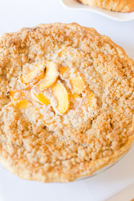 peach themed 1st birthday party