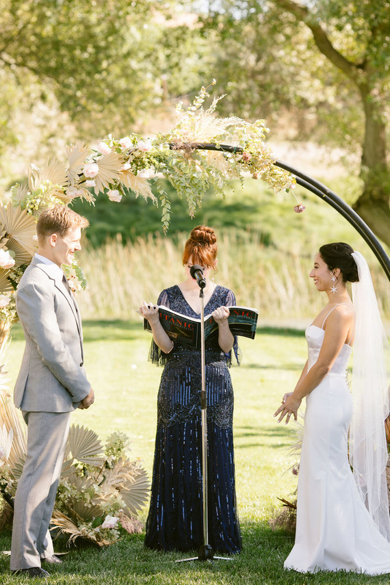 floral ceremony hoop 2020