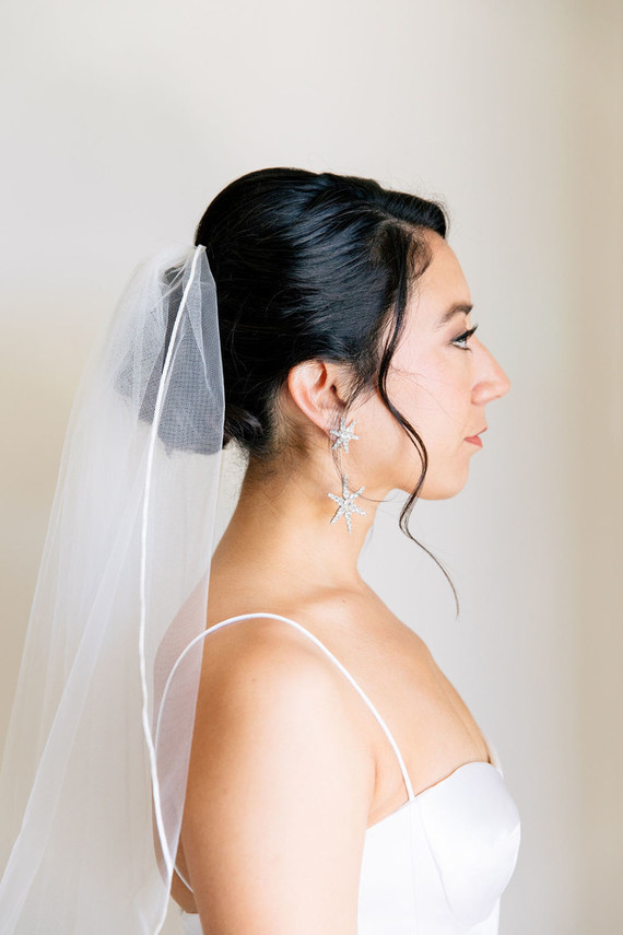 star bridal earrings