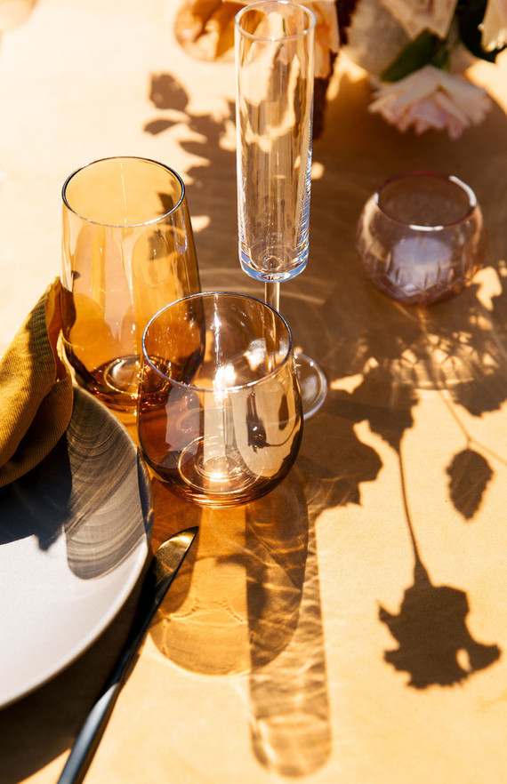 amber glassware