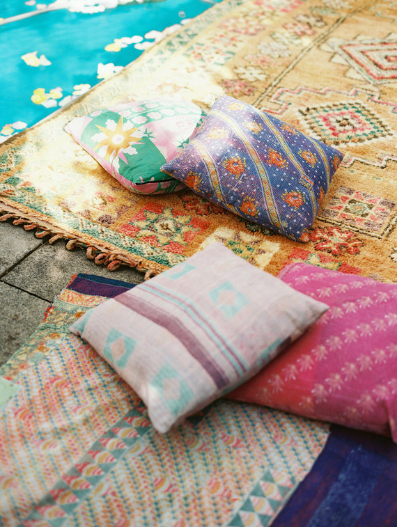 bohemian lounge for wedding