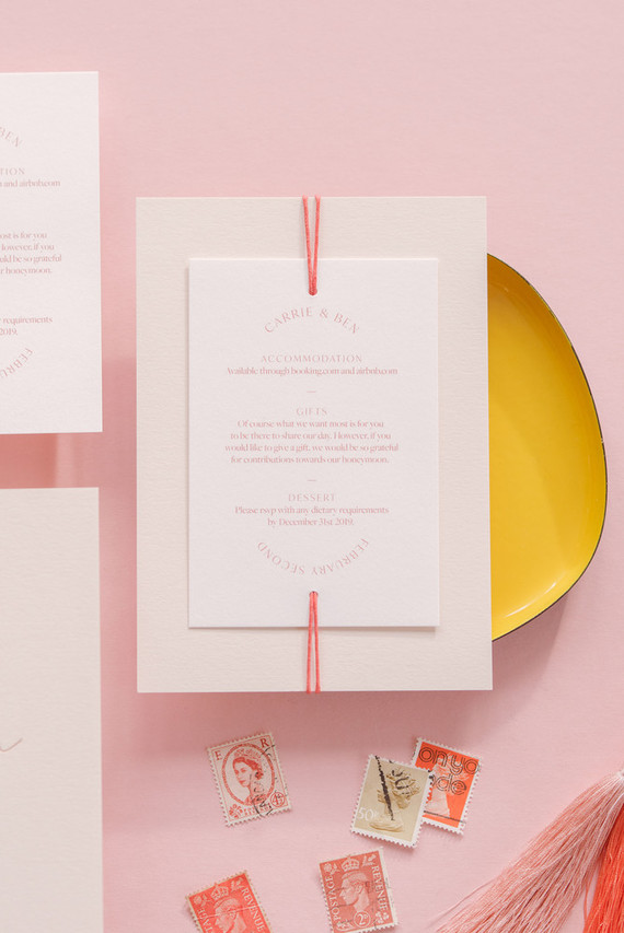 minimalist, pretty wedding invitations