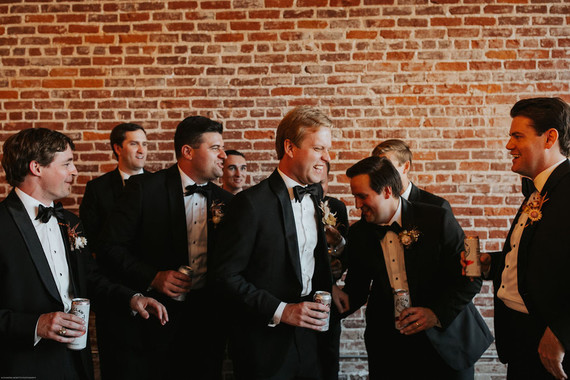 Groomsmen in The Black Tux
