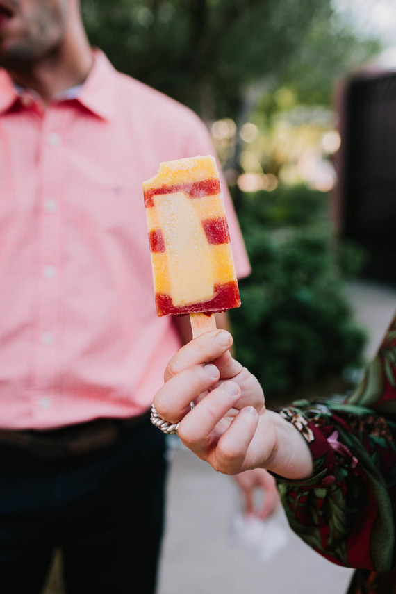popsicles for wedding