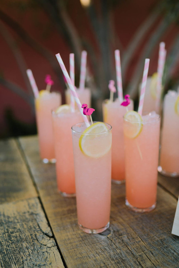 palm springs wedding cocktails