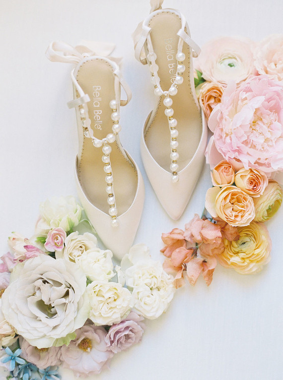 pearl bella belle bridal shoes