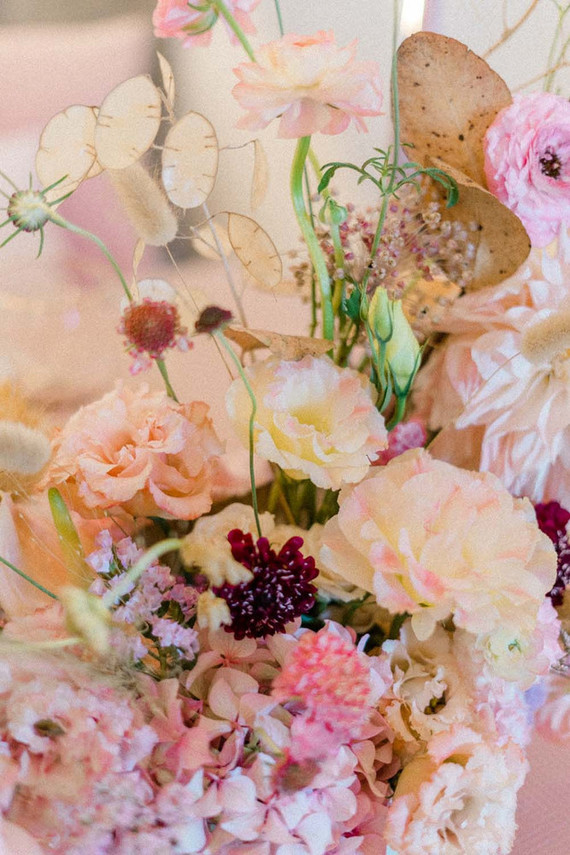 feminine, pink bridal ideas in a Lisbon palace