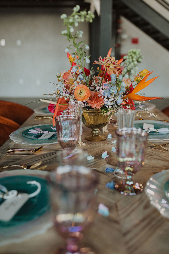 colorful coachella inspired wedding ideas